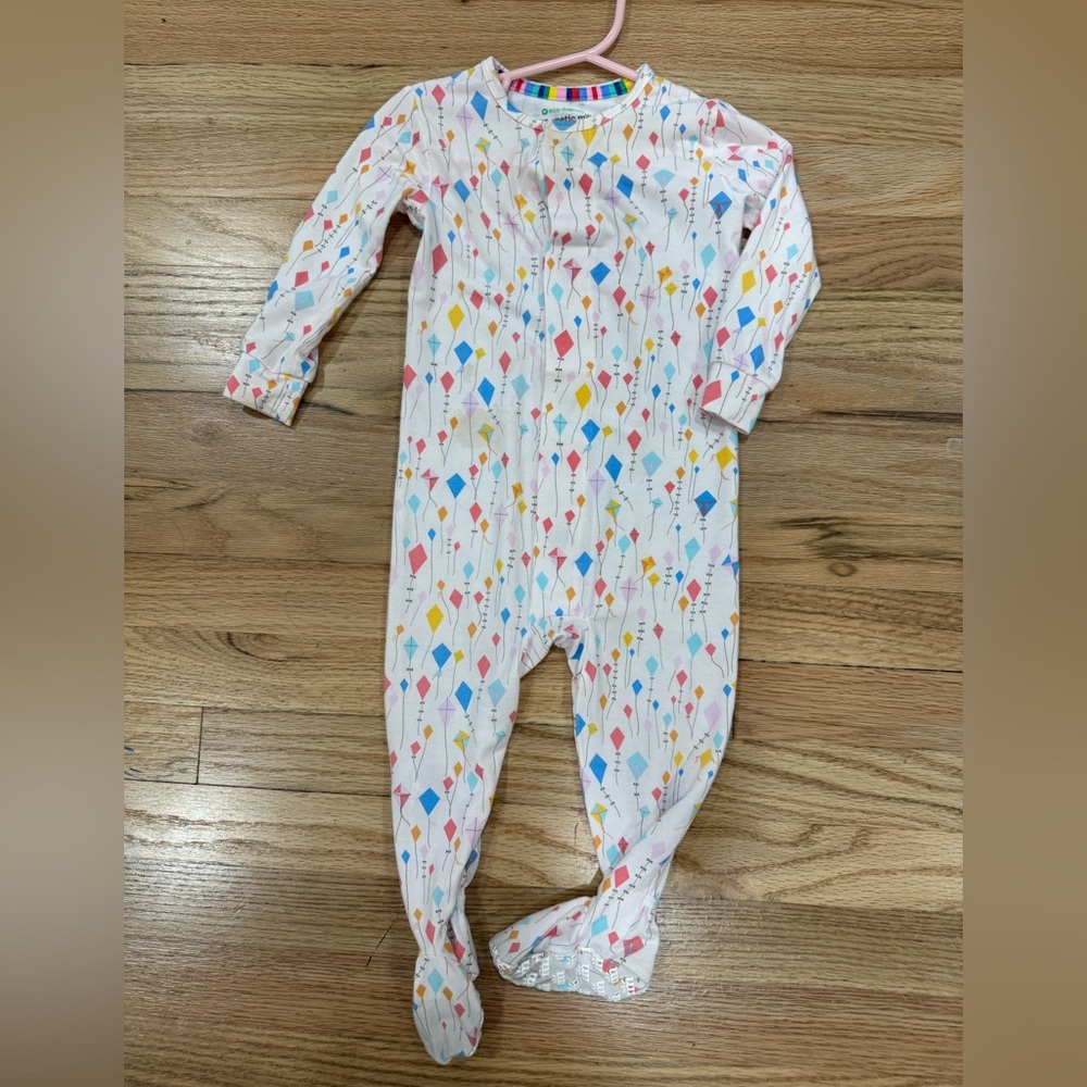 Magnetic Me Safari Print Baby footie